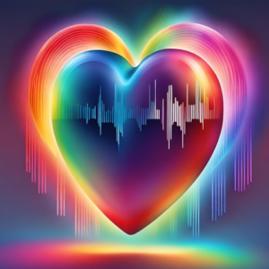 Rainbow Pulse Heart