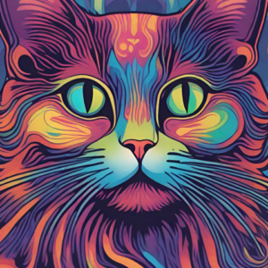 Psychedelic Cat