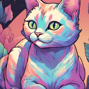 iridescent Cat