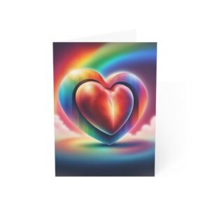 Rainbow Heart Greeting Cards IS_3856