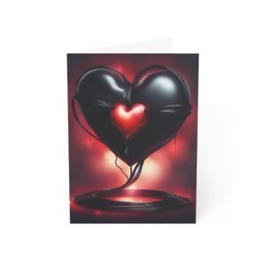 Black Heart Greeting Cards IS_1277