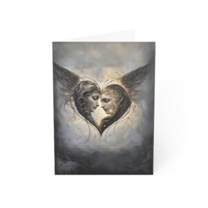 Angel Heart Wings Greeting Cards IS_1296