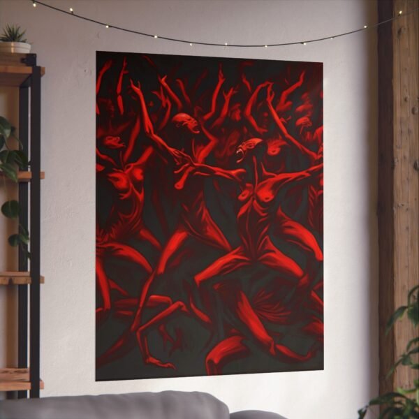 IS_3877 Expressionism Alien Dancers Matte Vertical Posters - Image 7