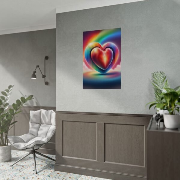 Rainbow Heart Rolled Posters IS_3856 - Image 4