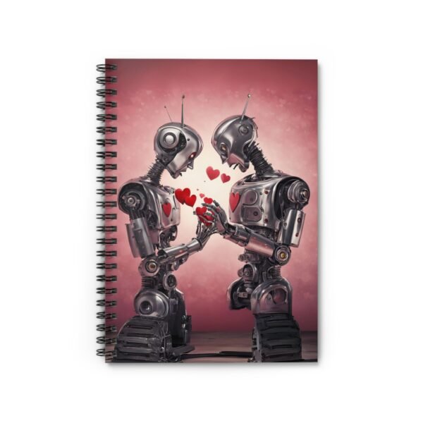 Robot Love Spiral Notebook IS_3909 - Image 2