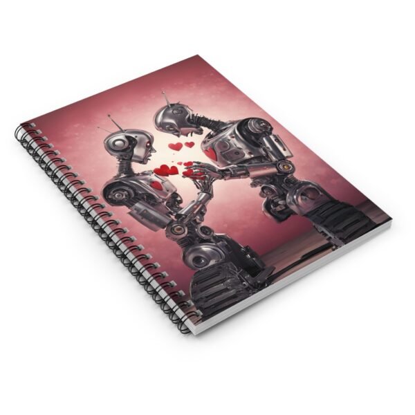 Robot Love Spiral Notebook IS_3909 - Image 3