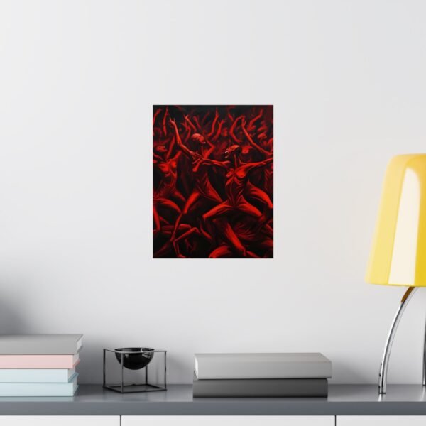 IS_3877 Expressionism Alien Dancers Matte Vertical Posters - Image 10