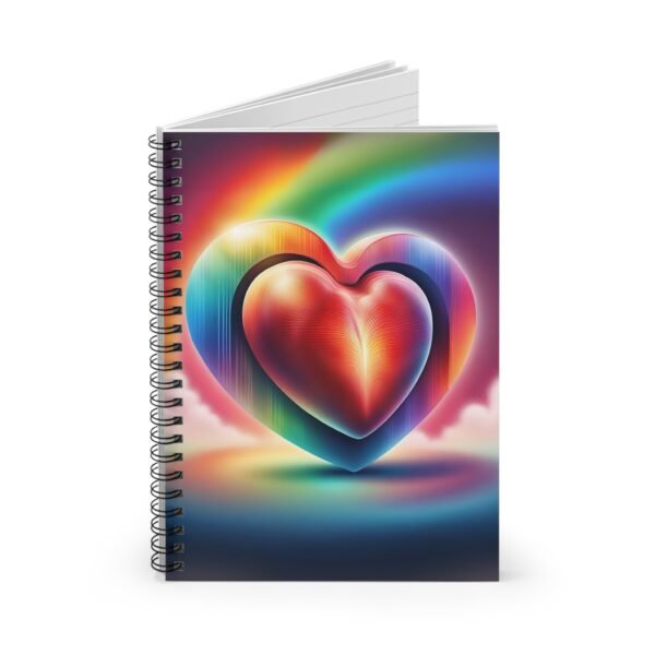 Rainbow Heart Spiral Notebook IS_3856