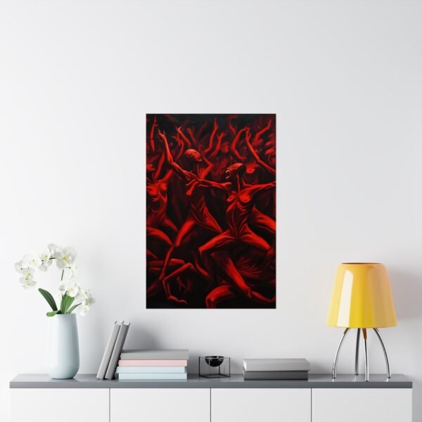 IS_3877 Expressionism Alien Dancers Matte Vertical Posters - Image 13