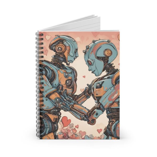 Robot Love Spiral Notebook IS_3915