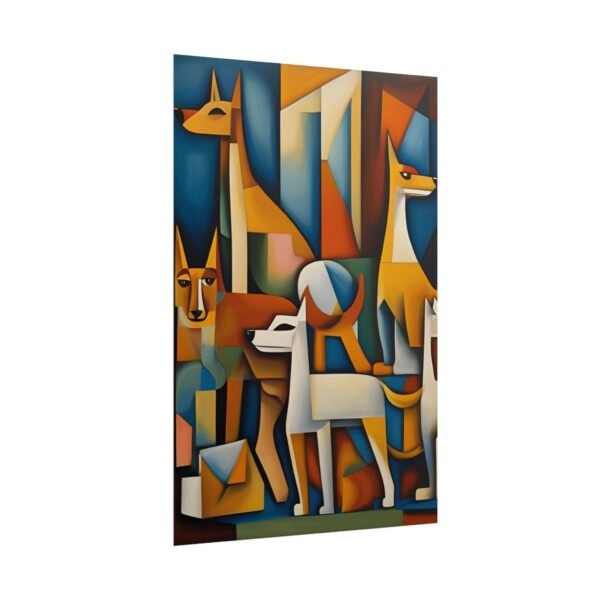 Dogs Cubism Rolled Posters IS_3439 - Image 2