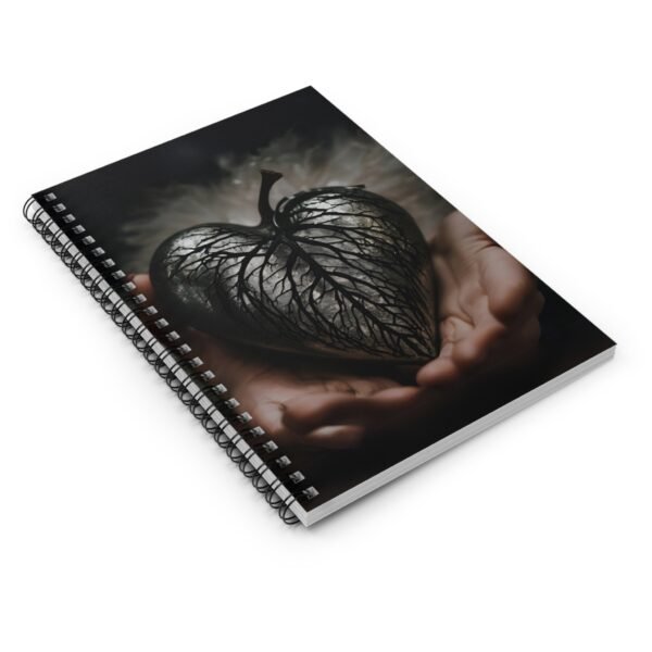 Black Heart Spiral Notebook IS_3470 - Image 3