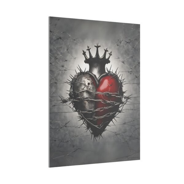 Barbwire Heart Matte Canvas IS_1455 - Image 3