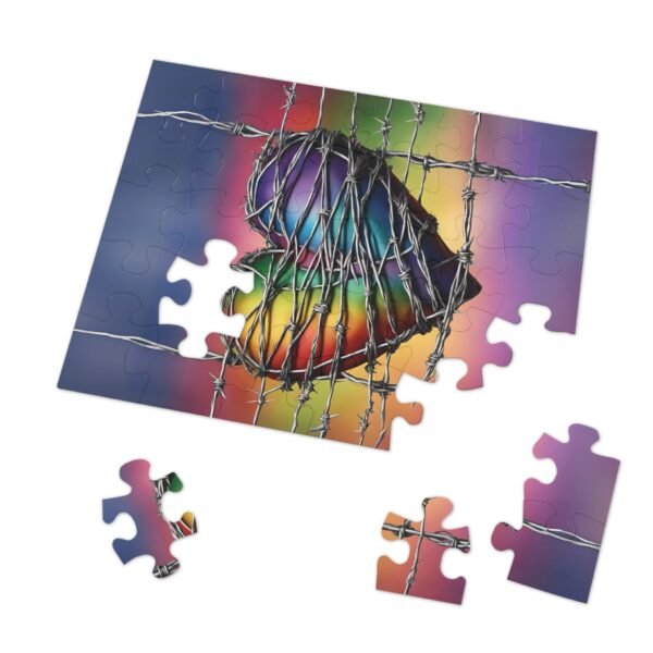 Barbwire Heart Jigsaw Puzzle with Tin #IS_1441 - Image 4