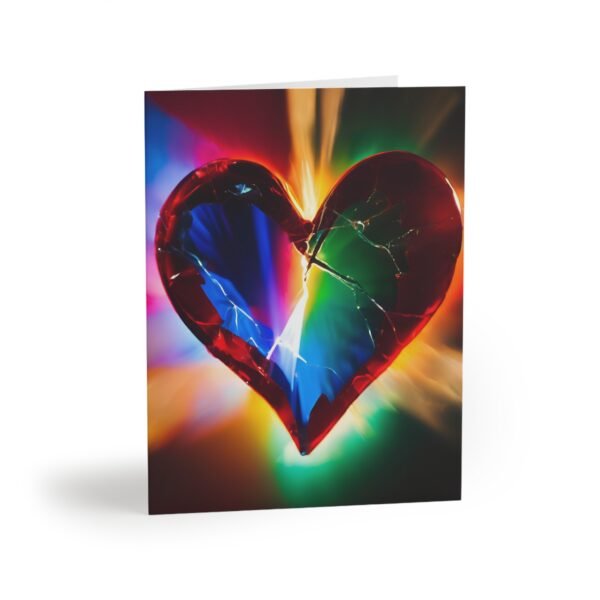 Rainbow Heart Notecards IS_3491