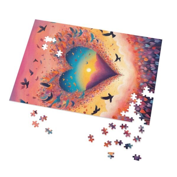 Heart Jigsaw Puzzle with Tin IS_3649 - Image 5