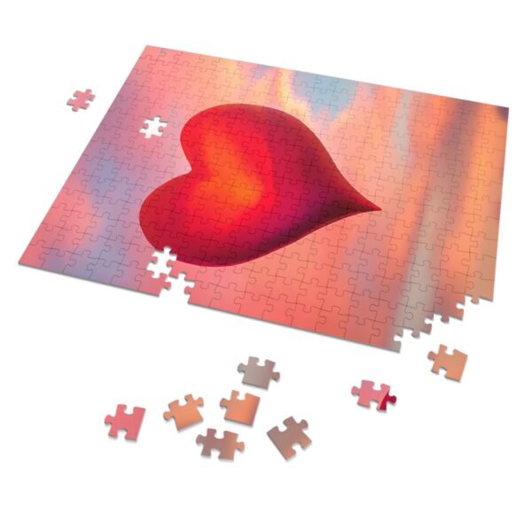 Heart Jigsaw Puzzle with Tin IS_3657 - Image 3