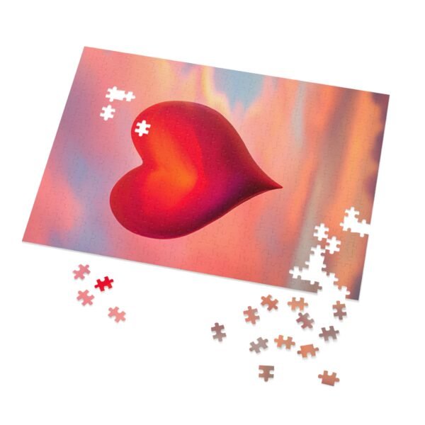 Heart Jigsaw Puzzle with Tin IS_3657 - Image 5