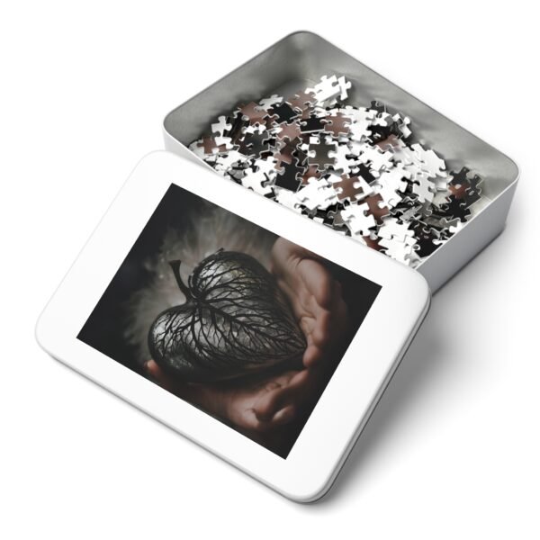 Heart Jigsaw Puzzle with Tin IS_3470 - Image 3