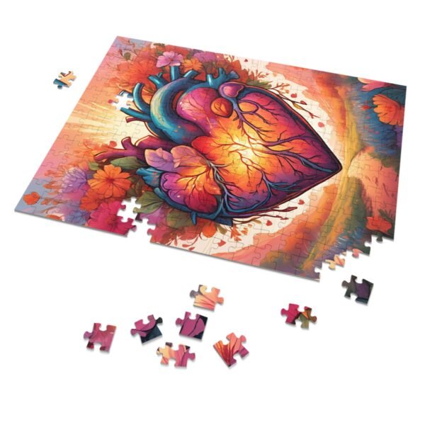 Heart Jigsaw Puzzle with Tin IS_3528 - Image 3