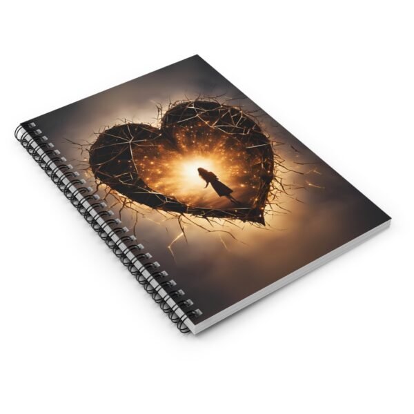 Heart Spiral Notebook - IS_3478 - Image 3