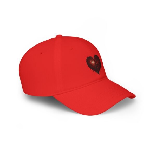 Heart Design Low Profile Baseball Cap - Trendy Accessory for Casual Style IS_4142 - Image 7