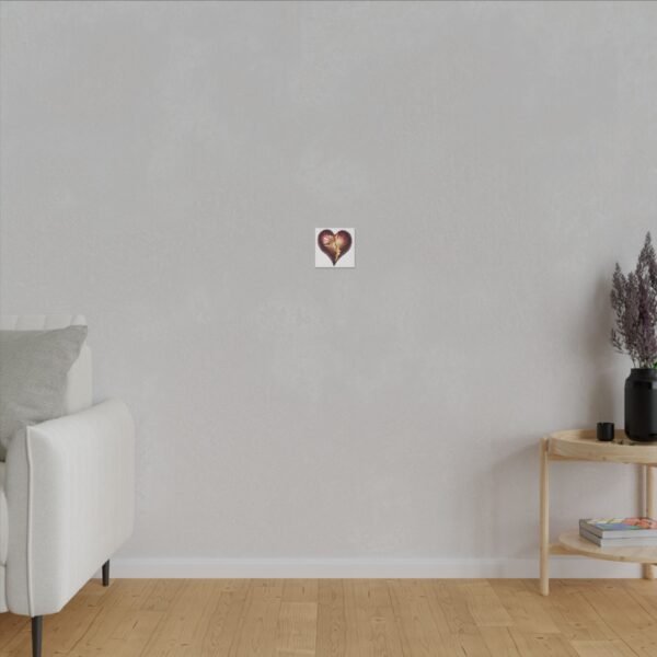 Broken Heart Canvas Art - Emotional Wall Decor for Love & Loss IS_4138 - Image 3