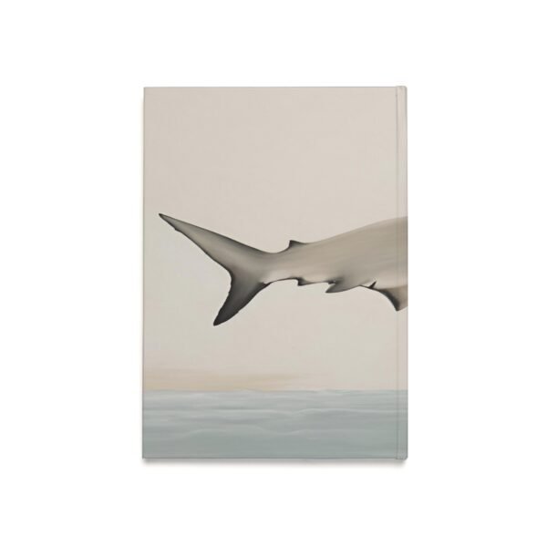 IS_4471 Ocean-Inspired Hardcover Journal - A5 Shark Design for Nature Lovers - Image 3