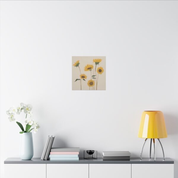 Sunflower Canvas Art Print - Brighten Your Space with Nature's Beauty IS_4200 - Image 16