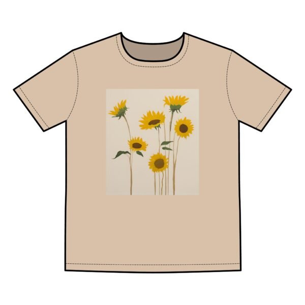 Sunflower Men's Basic Tee - Casual Summer Shirt for Nature Lovers IS_4200 - Image 7