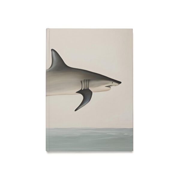 IS_4471 Ocean-Inspired Hardcover Journal - A5 Shark Design for Nature Lovers - Image 2