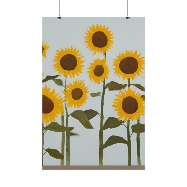 IS_4201 Sunflower Art Roll Poster - Brighten Your Space with Nature's Beauty - Image 7