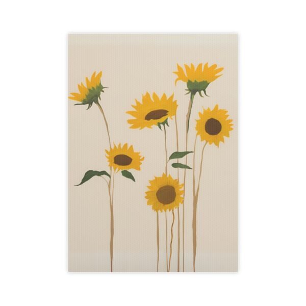 Sunflower Canvas Photo Tile - Floral Home Decor IS_4200 - Image 2