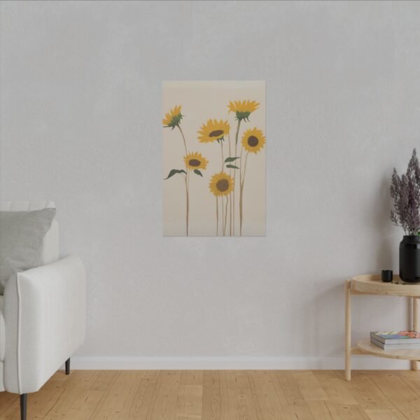 Sunflower Canvas Art Print - Brighten Your Space with Nature's Beauty IS_4200 - Image 13