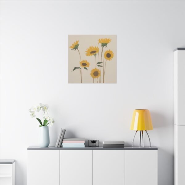 Sunflower Canvas Art Print - Brighten Your Space with Nature's Beauty IS_4200 - Image 20