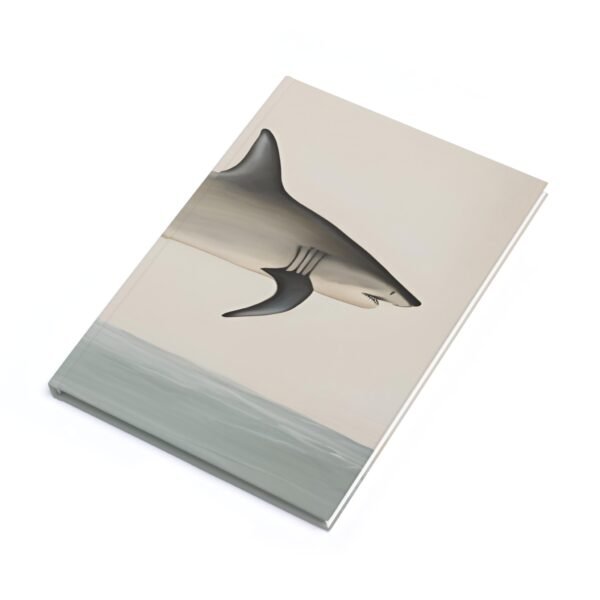 IS_4471 Ocean-Inspired Hardcover Journal - A5 Shark Design for Nature Lovers - Image 4