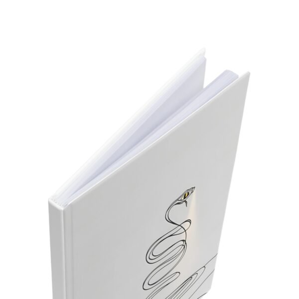 IS_4457 Sleek A5 Hardcover Journal with Minimalist Snake Design - Image 5