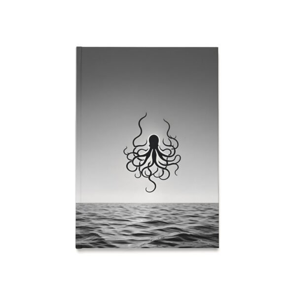 IS_4424 Stylish A5 Hardcover Journal with Octopus Design - Perfect for Artists and Writers - Image 2