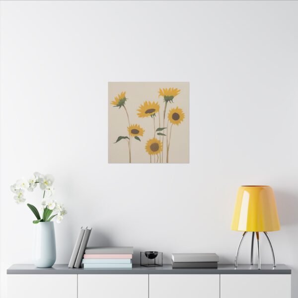 Sunflower Canvas Art Print - Brighten Your Space with Nature's Beauty IS_4200 - Image 34