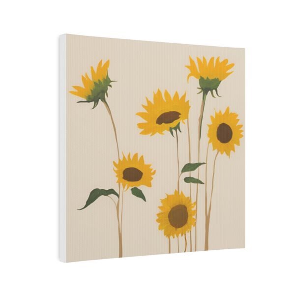 Sunflower Canvas Photo Tile - Floral Home Decor IS_4200 - Image 6