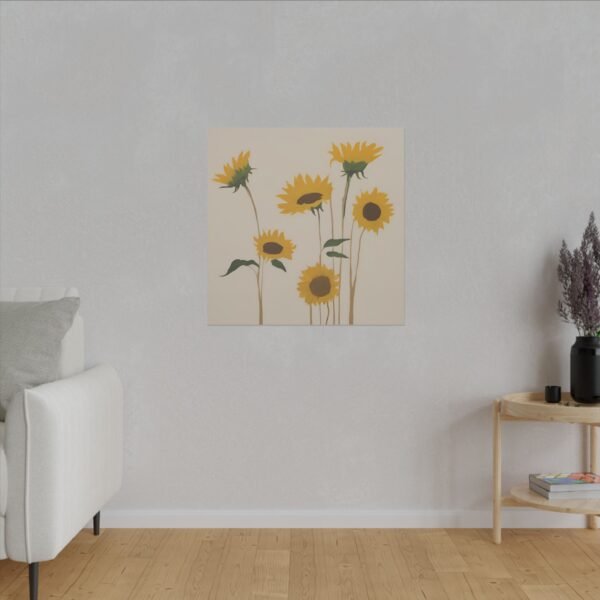 Sunflower Canvas Art Print - Brighten Your Space with Nature's Beauty IS_4200 - Image 19