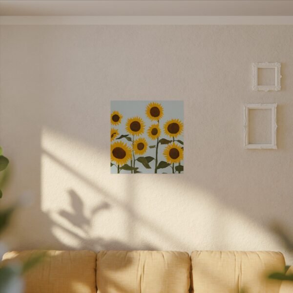 IS_4201 Sunflower Watercolor Matte Poster - Brighten Your Space with Art - Image 8