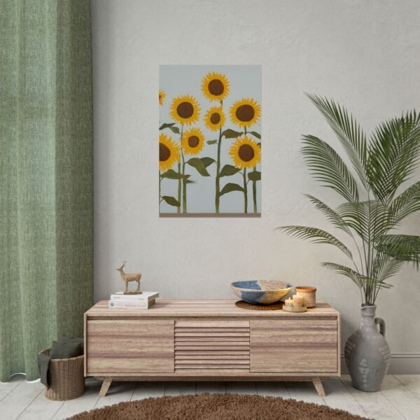 IS_4201 Sunflower Art Roll Poster - Brighten Your Space with Nature's Beauty