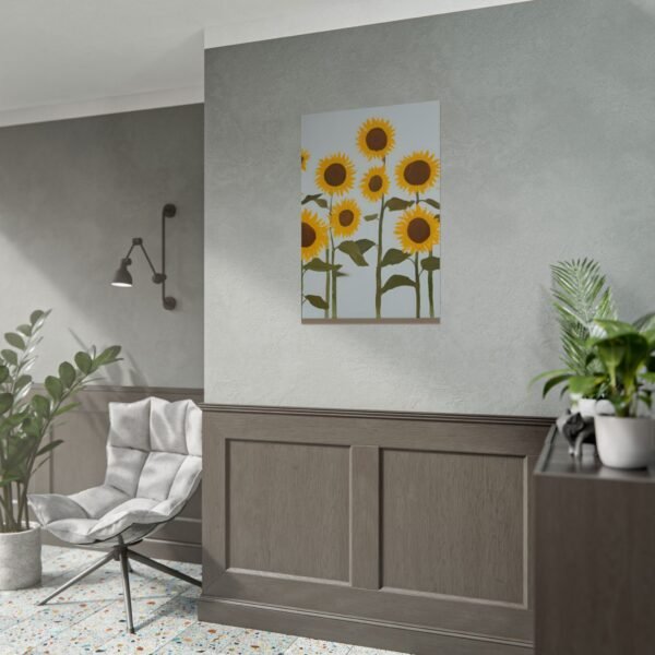 IS_4201 Sunflower Art Roll Poster - Brighten Your Space with Nature's Beauty - Image 10