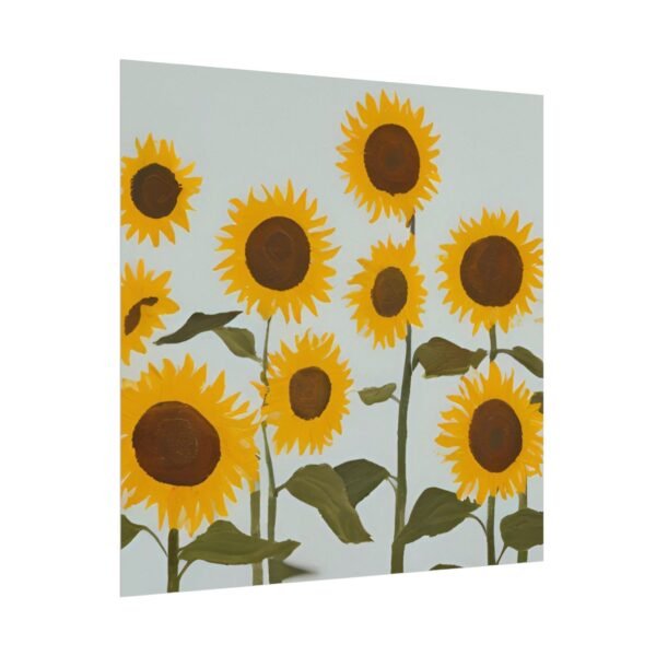 IS_4201 Sunflower Watercolor Matte Poster - Brighten Your Space with Art - Image 7