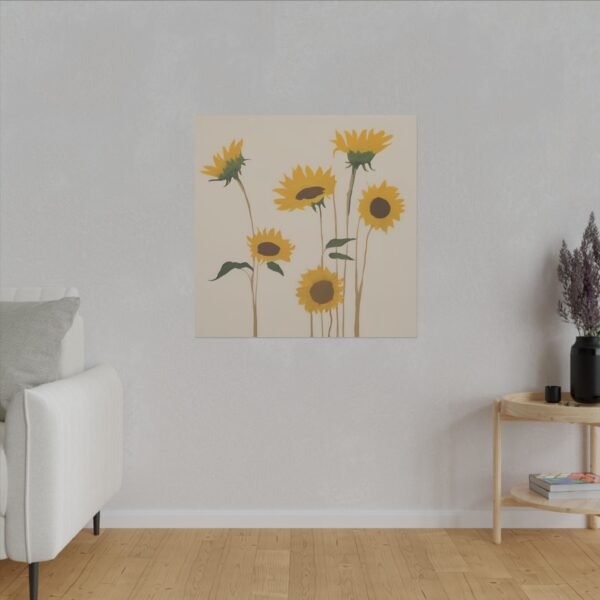 Sunflower Canvas Art Print - Brighten Your Space with Nature's Beauty IS_4200 - Image 37