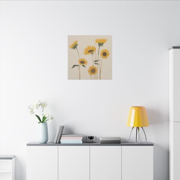 Sunflower Canvas Art Print - Brighten Your Space with Nature's Beauty IS_4200 - Image 36