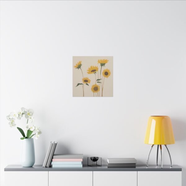 Sunflower Canvas Art Print - Brighten Your Space with Nature's Beauty IS_4200 - Image 32