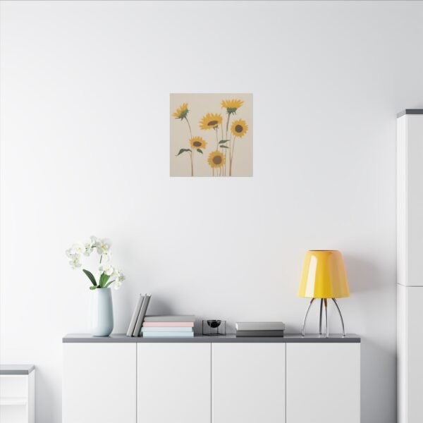 Sunflower Canvas Art Print - Brighten Your Space with Nature's Beauty IS_4200 - Image 18