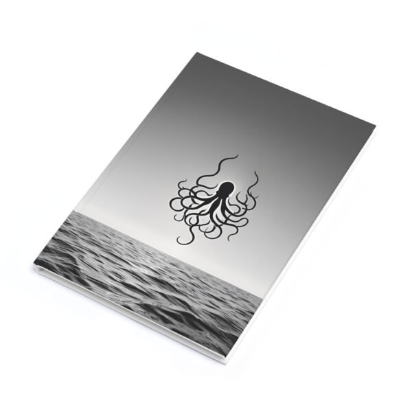 IS_4424 Stylish A5 Hardcover Journal with Octopus Design - Perfect for Artists and Writers - Image 4